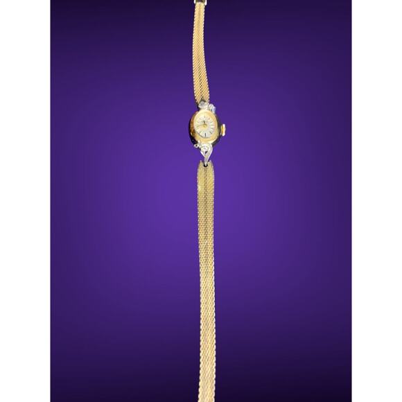 Vintage Benrus Duchess Wristwatch 1203-318 10K Gold Filled Band For Parts - Picture 3 of 10